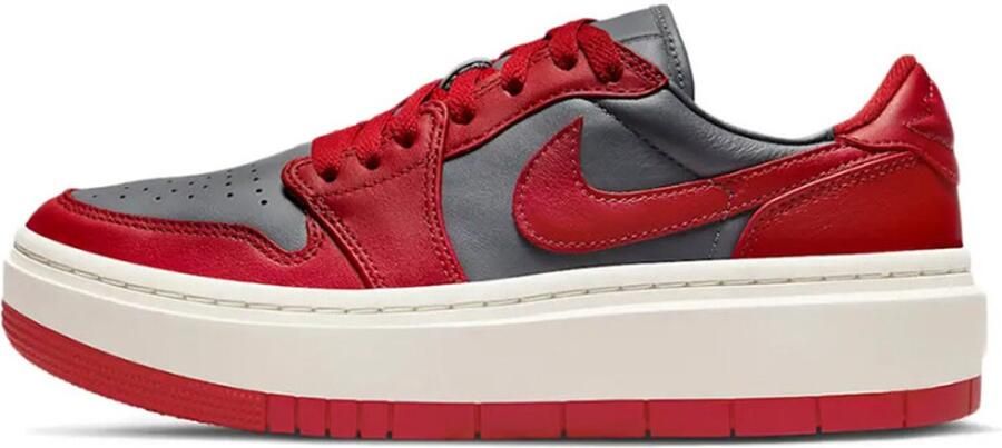 Jordan Wmns Air 1 Elevate Low Basketball Schoenen dark grey varsity red sail 40 beschikbare maaten:37.5 38.5 39 40.5 36.5 41 42 - Foto 3