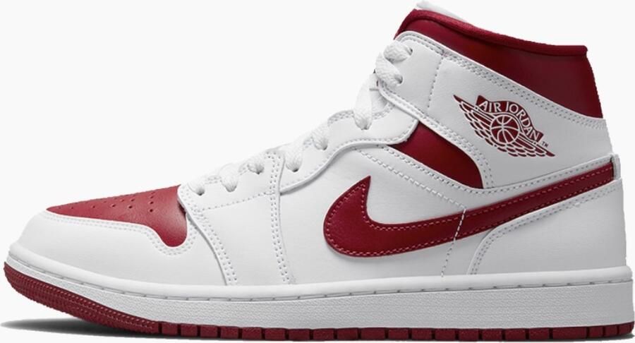 Jordan WMNS Nike Air 1 Mid Reverse Chicago 2022 White RED BQ6472 161 EUR
