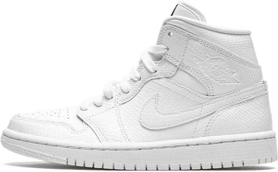 Nike Hoge Sneakers Baskets Air Jordan 1 Mid effet peau de serpent - Foto 2