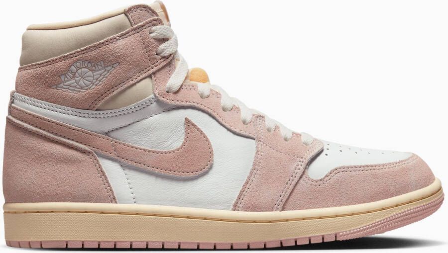 Nike Air Jordan 1 Retro High OG Washed Pink FD2596-600 roze suede wit sneakers hoog damessneakers - Foto 3