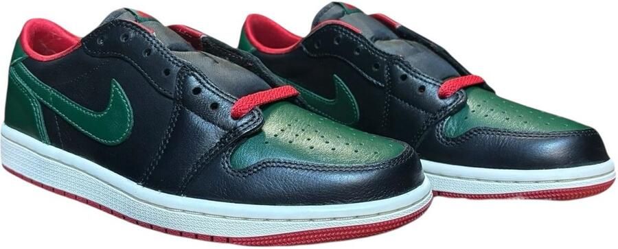Nike WMNS Air jordan 1 Retro Low OG Zwart Groen Rood