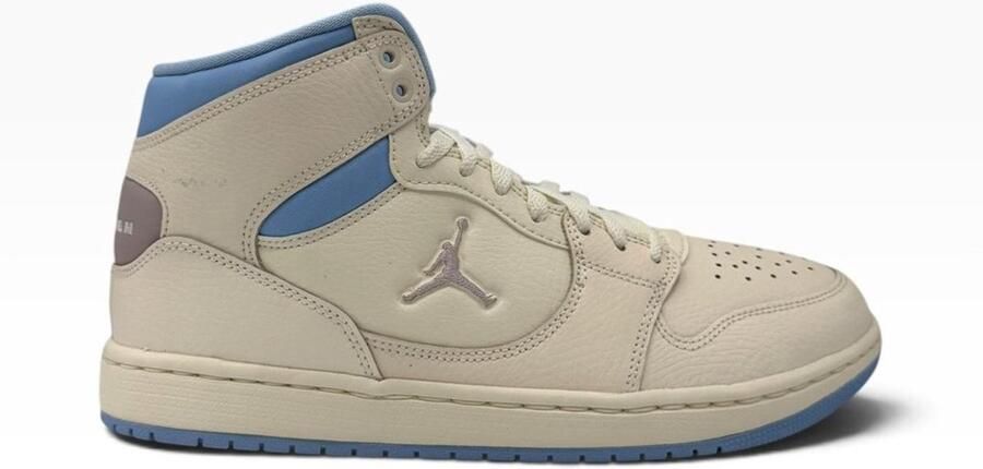 Nike Jordan Court Connect Mid Dames Sneaker Pale Ivory Psychic Blue