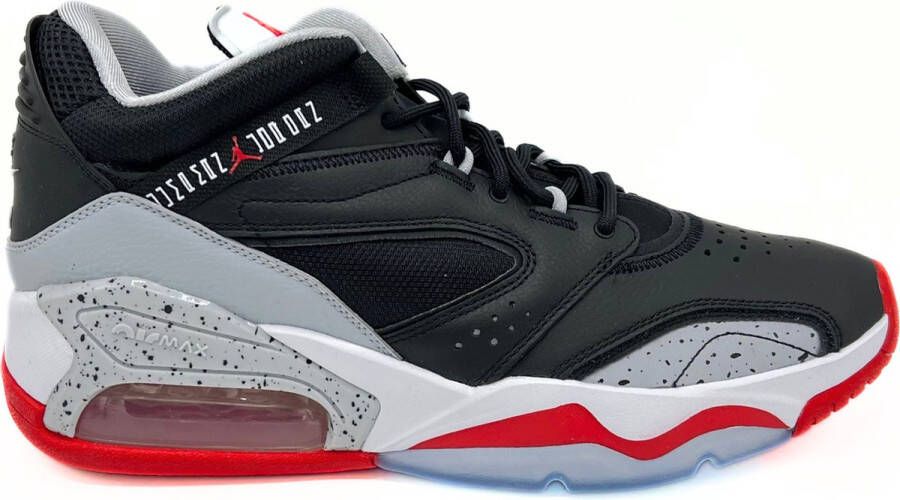 Jordan Point Lane Black Wolf Grey White University Red