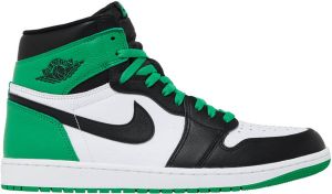 Jordan SNEAKERPERRON 1 high lucky green sneakers groen- wit