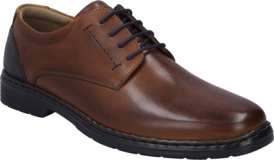 Josef Seibel Veterschoenen Alastair in lichte used-look vrijetijdsschoen lage schoen veterschoen