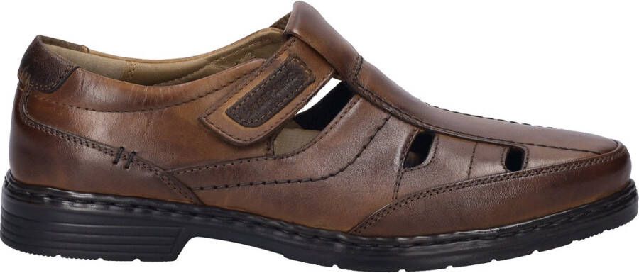Josef Seibel ALASTAIR~08~~~~~~~~~~~~~~~~~~~ Heren sandalenVaderdag Cognac