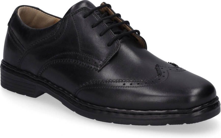 Josef Seibel Schoenen met perforatie Alastair 14 in extra brede vorm lage schoen veterschoen