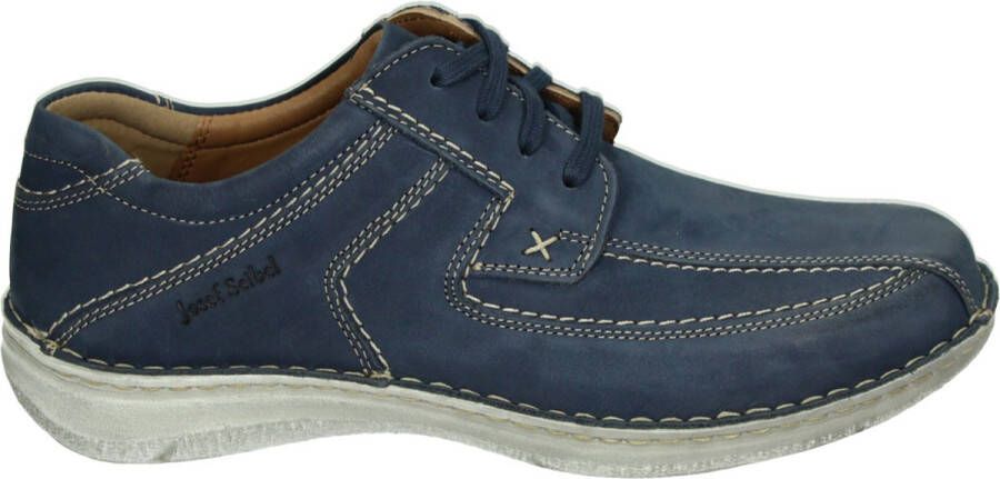 Josef Seibel ANVERS 08 Volwassenen Heren sneakersHeren veterschoenVrije tijdsschoenen Blauw