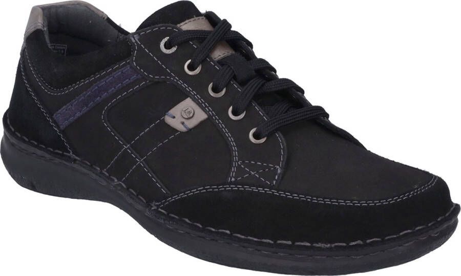 Josef Seibel Anvers 42 Halbschuh für Herren Schwarz