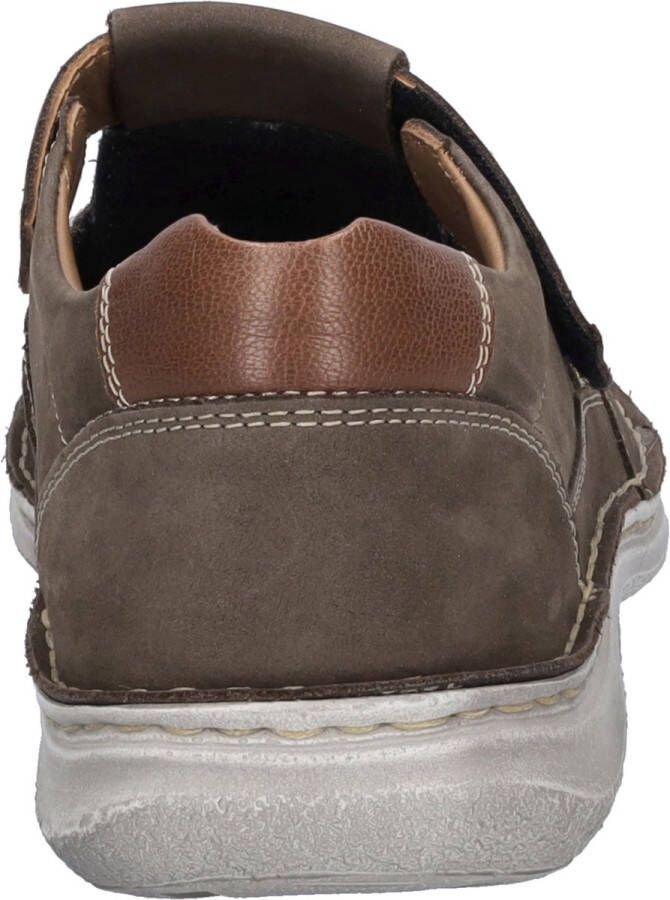 Josef Seibel Bruine leren comfort sandalen Brown Heren