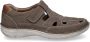 Josef Seibel Bruine leren comfort sandalen Brown Heren - Thumbnail 7