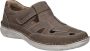 Josef Seibel Bruine leren comfort sandalen Brown Heren - Thumbnail 7