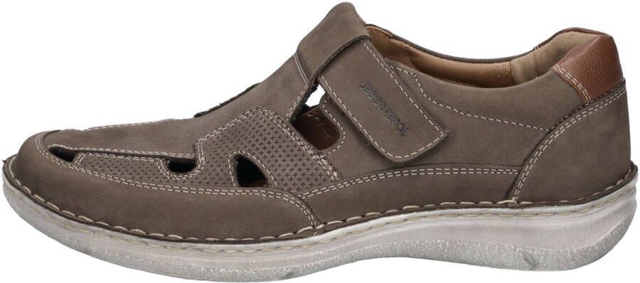 Josef Seibel Bruine leren comfort sandalen Brown Heren
