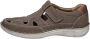Josef Seibel Bruine leren comfort sandalen Brown Heren - Thumbnail 7