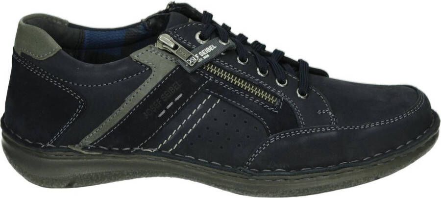 Josef Seibel Anvers 87 Volwassenen Heren sneakersHeren veterschoenVrije tijdsschoenen Blauw