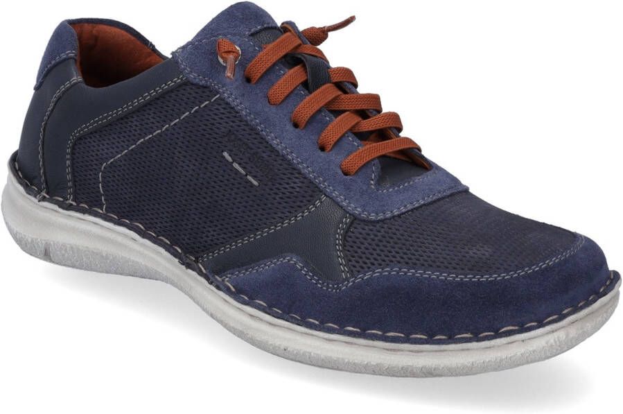 Josef Seibel Anvers 97 Blauwe Casual Schoenen Blue Heren