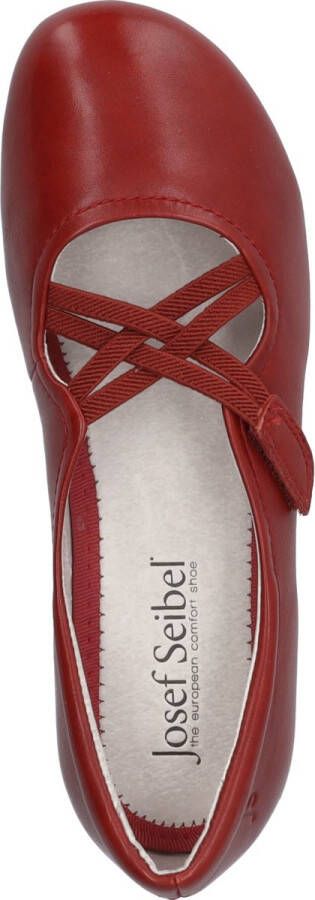 Josef Seibel Ballerina's met riempje Fiona Feestelijke schoen slipper comfortschoen met gekruiste elastiek