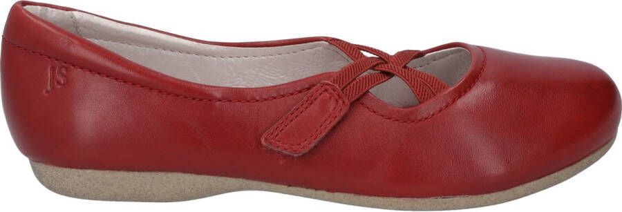 Josef Seibel Ballerina's met riempje Fiona Feestelijke schoen slipper comfortschoen met gekruiste elastiek
