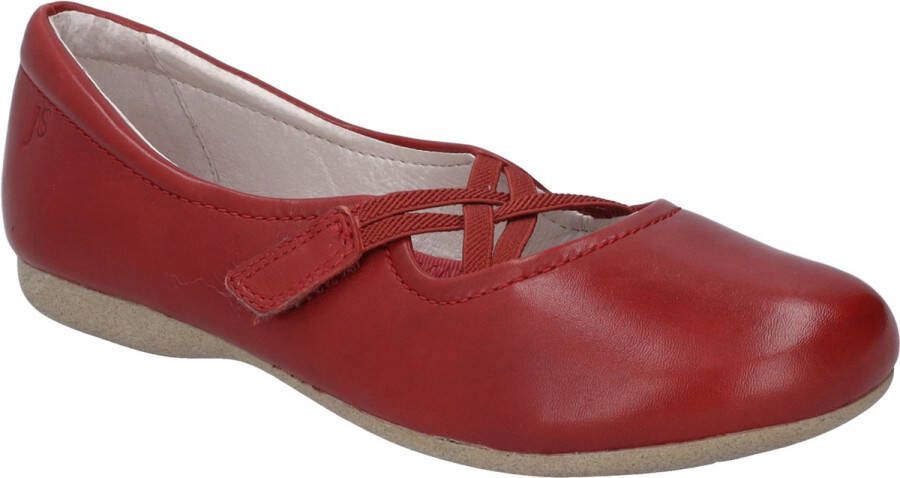 Josef Seibel Ballerina's met riempje Fiona Feestelijke schoen slipper comfortschoen met gekruiste elastiek