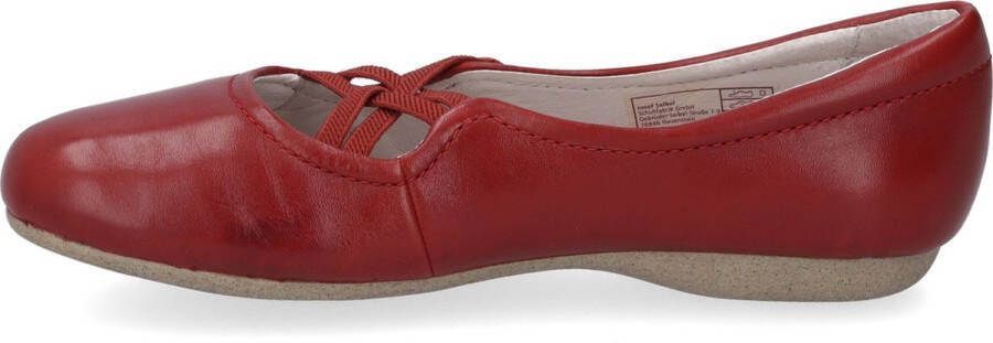 Josef Seibel Ballerina's met riempje Fiona 39 Feestelijke schoen slipper comfortschoen met gekruiste elastiek