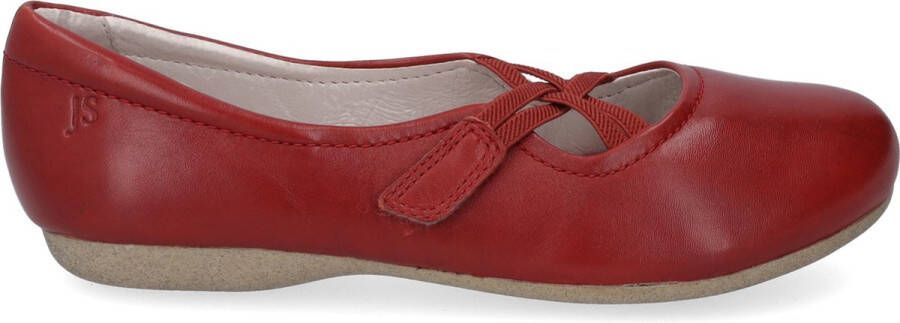 Josef Seibel Ballerina's met riempje Fiona 39 Feestelijke schoen slipper comfortschoen met gekruiste elastiek