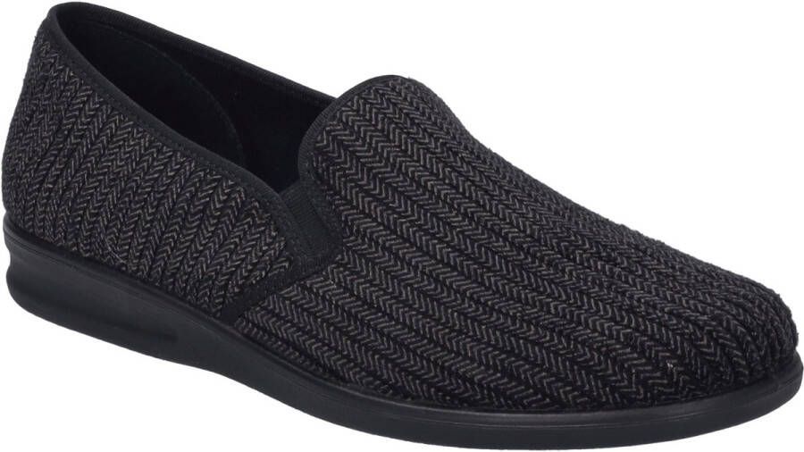 Josef Seibel Belfort 122 Hausschuh für Herren Schwarz