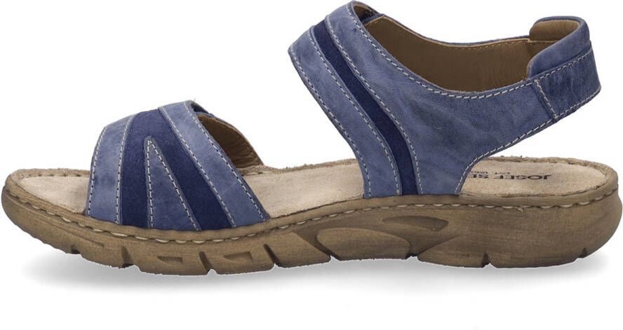 Josef Seibel Blauwe damessandalen stijlvol en comfortabel