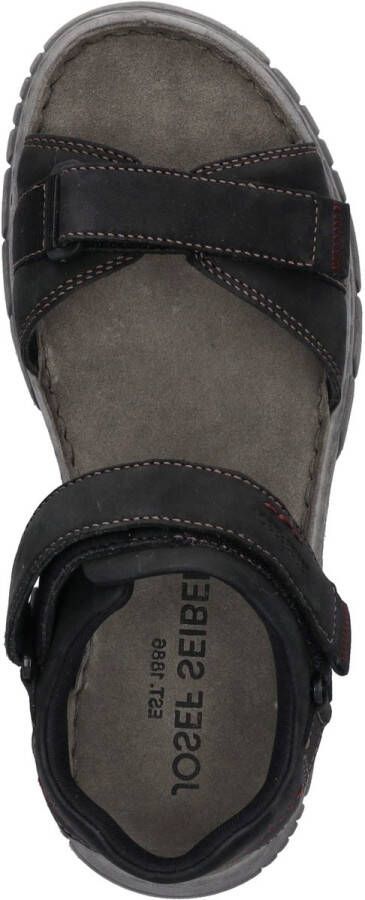 Josef Seibel Brendan 01 Sandale für Herren Schwarz