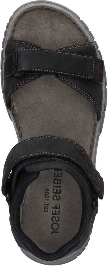 Josef Seibel Brendan 01 Sandale für Herren Schwarz