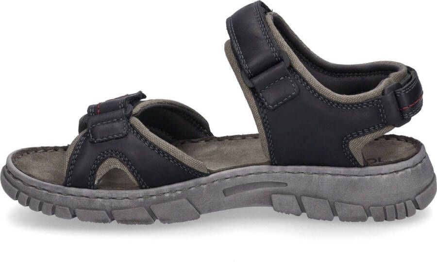 Josef Seibel Brendan 03 Sandale für Herren Schwarz