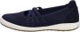 Josef Seibel Ballerina's met riempje Caren 67 slipper sneaker instapschoen met metallic inzet op de hiel - Thumbnail 1
