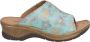 Josef Seibel Catalonia 58 Clog für Damen Grün - Thumbnail 1