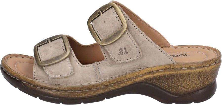 Josef Seibel Slippers CATALONIA 76 met twee verstelbare gespriempjes