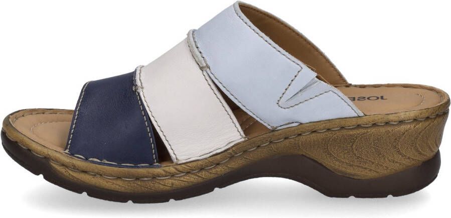 Josef Seibel Slippers Catalonia 86 blokhak zomerschoen slippers met 4 5 cm hak