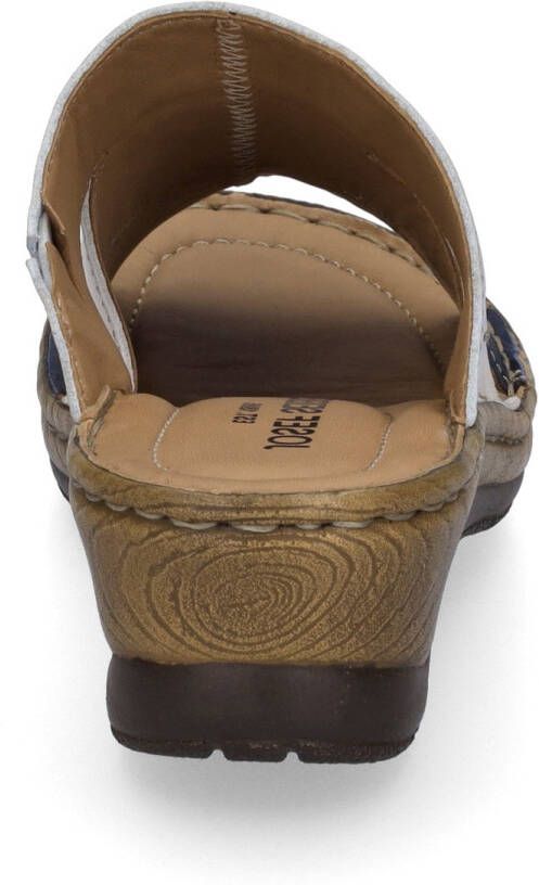 Josef Seibel Slippers Catalonia 86 blokhak zomerschoen slippers met 4 5 cm hak