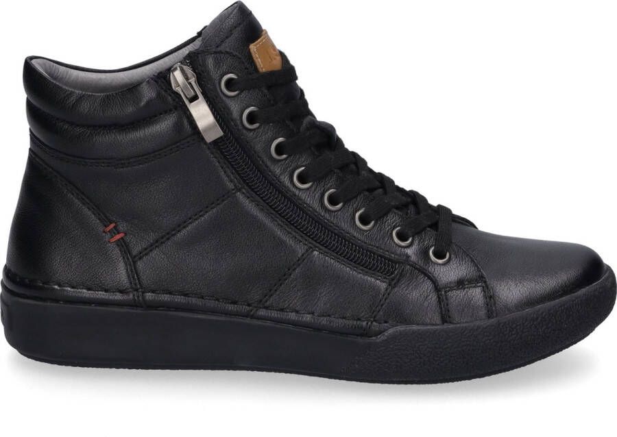 Josef Seibel CLAIRE~11~~~~~~~~~~~~~~~~~~~~~ Hoge sneakersVeterlaarzenDames veterschoenenDames sneakersHalf-hoge schoenenPopulaire damesschoenen Josef Zwart