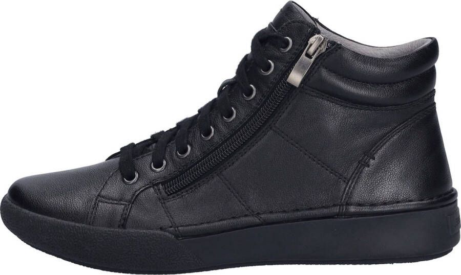 Josef Seibel CLAIRE~11~~~~~~~~~~~~~~~~~~~~~ Hoge sneakersVeterlaarzenDames veterschoenenDames sneakersHalf-hoge schoenenPopulaire damesschoenen Josef Zwart
