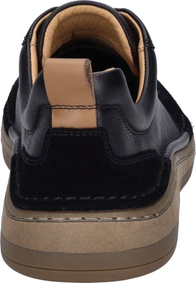 Josef Seibel Sneakers Cleve 01 vrijetijdsschoen retro sneaker veterschoen met schoenwijdte breed
