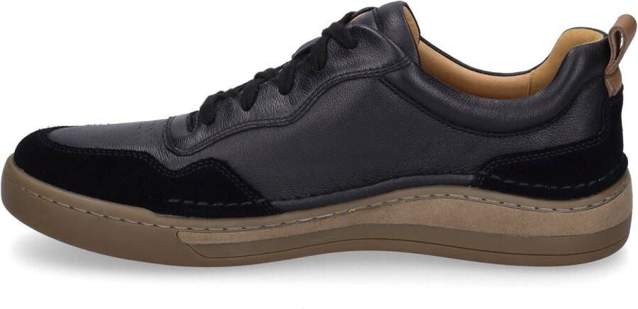 Josef Seibel Sneakers Cleve 01 vrijetijdsschoen retro sneaker veterschoen met schoenwijdte breed