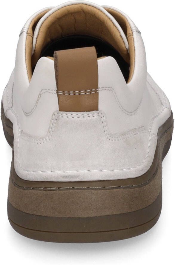 Josef Seibel CLEVE~01~~~~~~~~~~~~~~~~~~~~~~ Vrije tijdsschoenenHeren veterschoenHeren sneakersPopulaire herenschoenen JosefCasual Wit beige