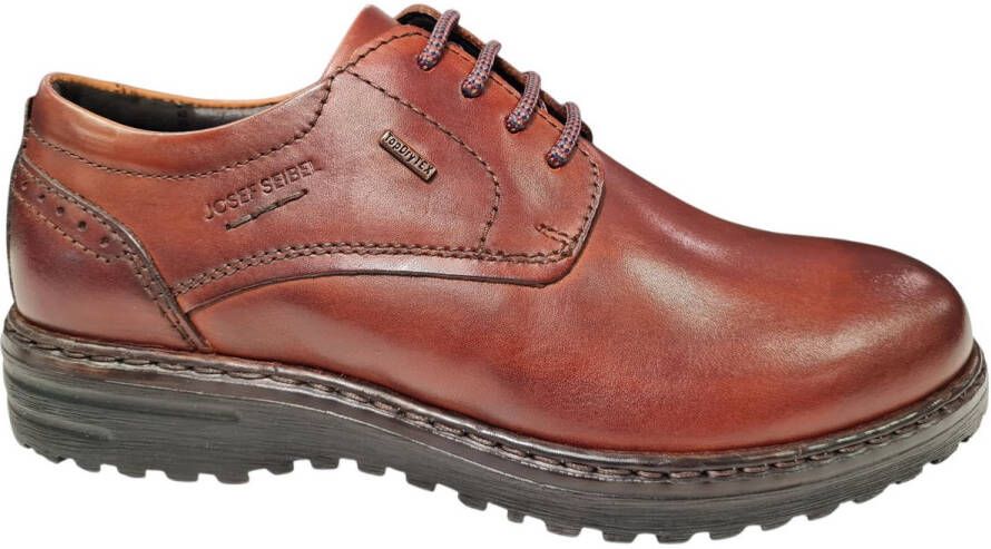 Josef Seibel Cognac Leren Nette Veterschoenen Heren