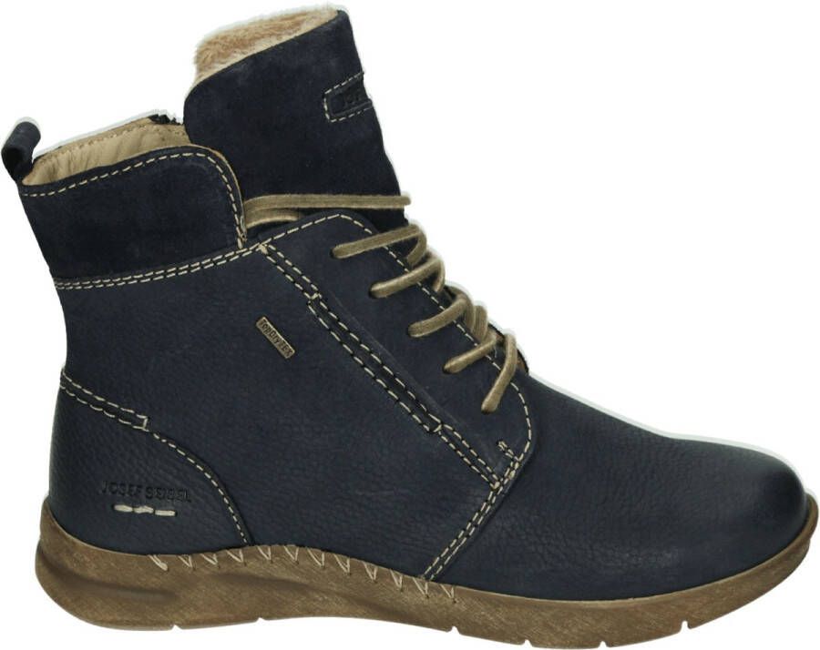 Josef Seibel CONNY~53~~~~~~~~~~~~~~~~~~~~~~ Hoge sneakersVeterlaarzenDames veterschoenenDames sneakersHalf-hoge schoenen Blauw