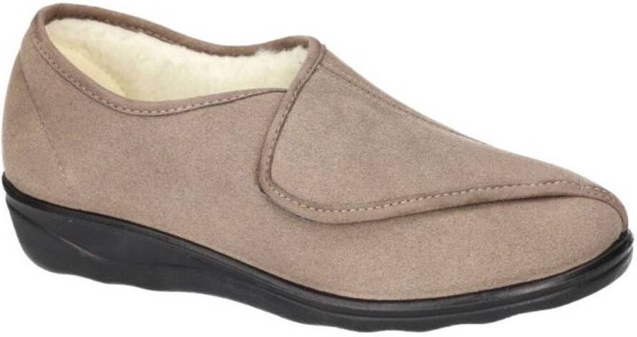 Josef Seibel -Dames taupe pantoffels