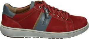 Josef Seibel David 01 Volwassenen Heren sneakersVrije tijdsschoenen Kleur Rood