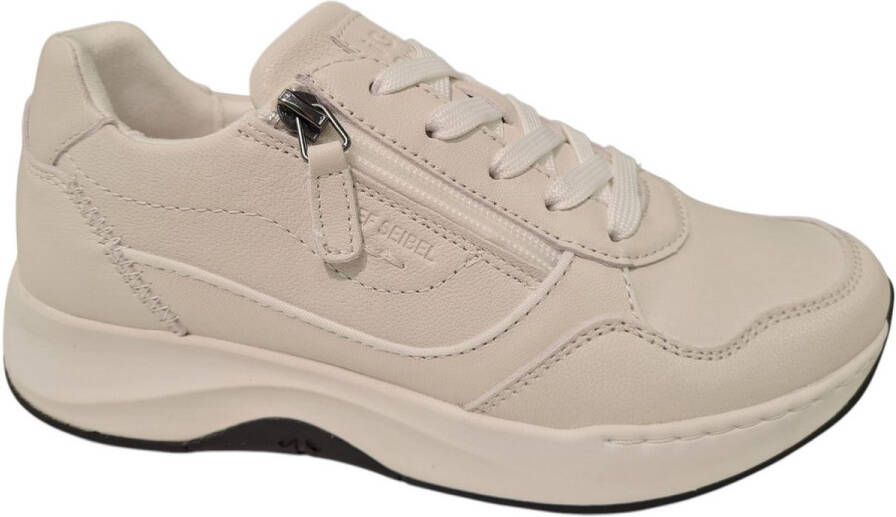 Josef Seibel ELLI~06~~~~~~~~~~~~~~~~~~~~~~~ Lage sneakersDames sneakers Wit beige
