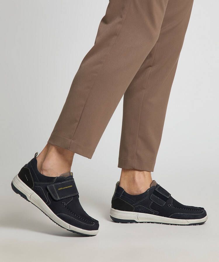 Josef Seibel Heren Casual Klittenbandschoenen Enrico Blue Heren