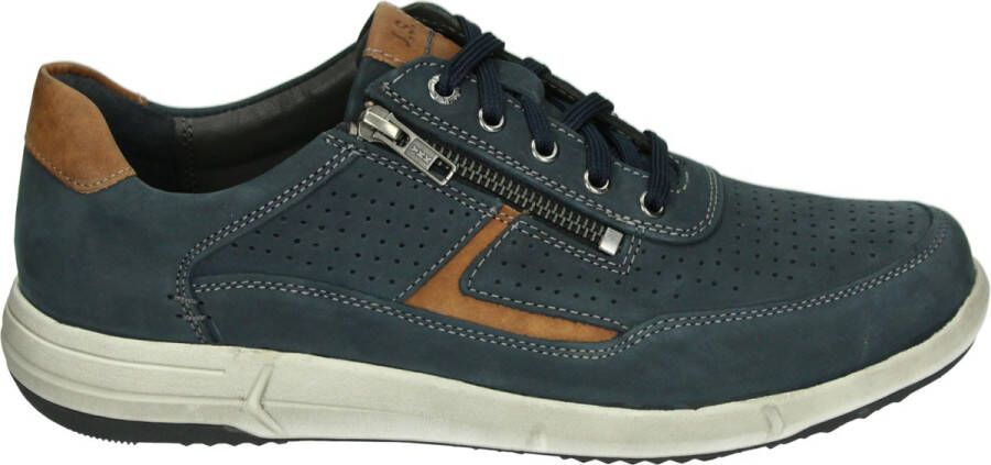 Josef Seibel ENRICO~32~~~~~~~~~~~~~~~~~~~~~ Vrije tijdsschoenenHeren veterschoenHeren sneakersCasual Blauw