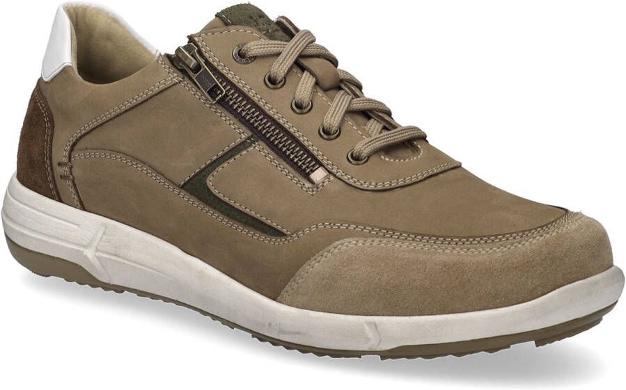 Josef Seibel Sneakers Enrico 33 veterschoen comfort-schoen vrijetijdsschoen met rits