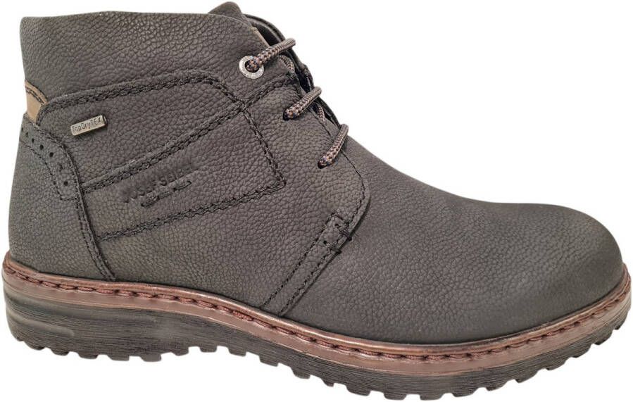 Josef Seibel ERROLL~52~~~~~~~~~~~~~~~~~~~~~ Vrije tijd half-hoogHeren veterschoenHeren sneakersPopulaire herenschoenen Josef Zwart