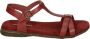 Josef Seibel FABRICIA~01~~~~~~~~~~~~~~~~~~~ Platte sandalenDames Sandalen Rood - Thumbnail 1